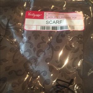 Thirty One Gray Silk Scarf